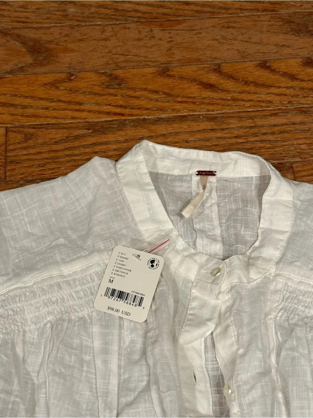 Free People lightweight white
